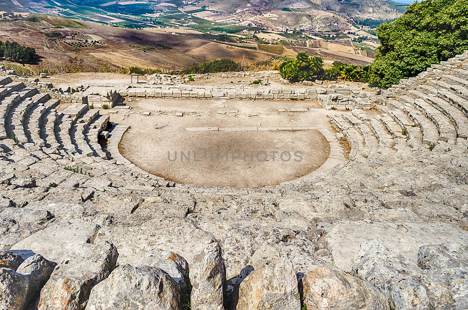 Greek Theatre of Segesta, Sicily, Italy, Summer 2014