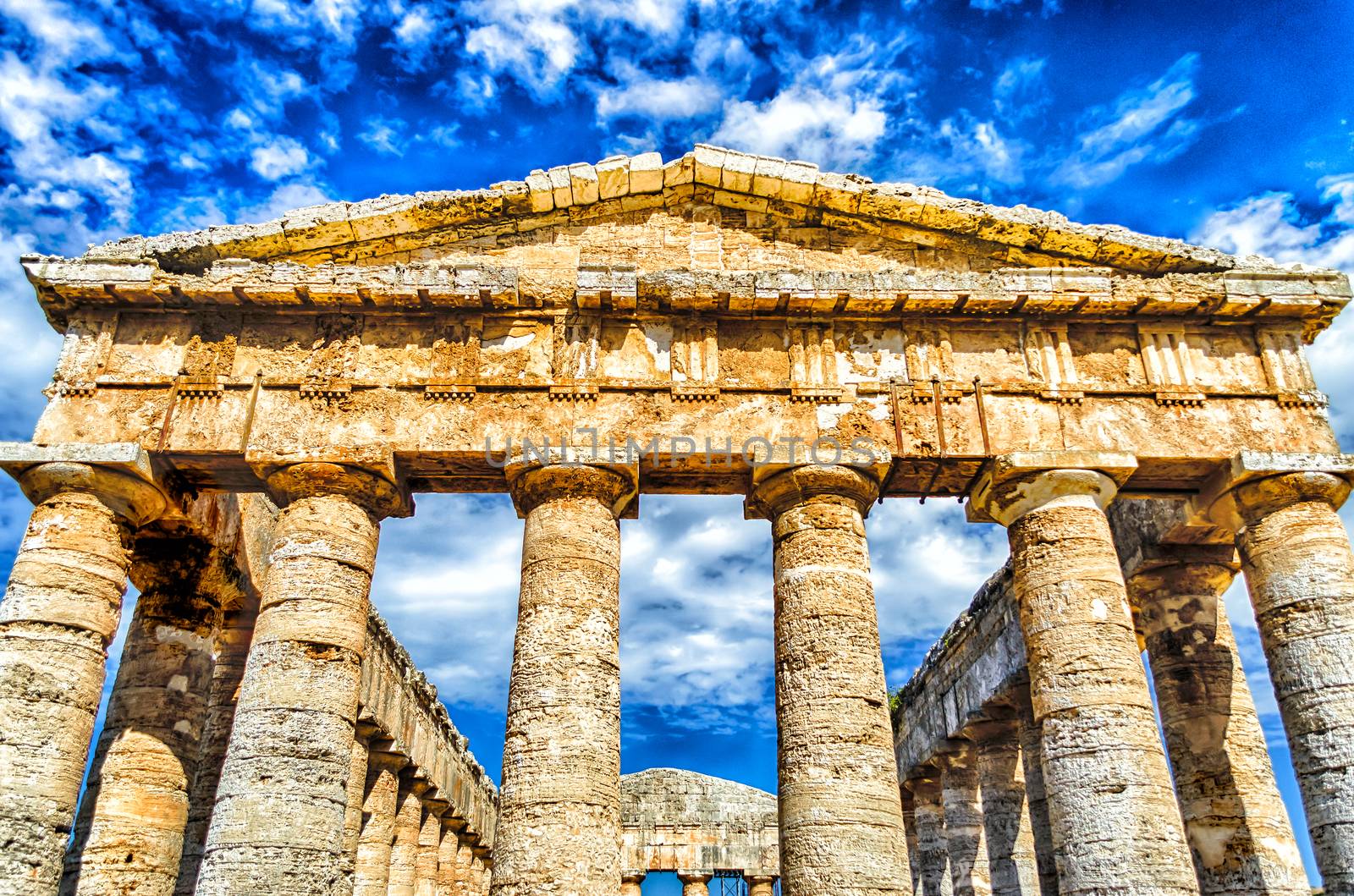 Greek Temple of Segesta, Sicily, Italy summer 2014