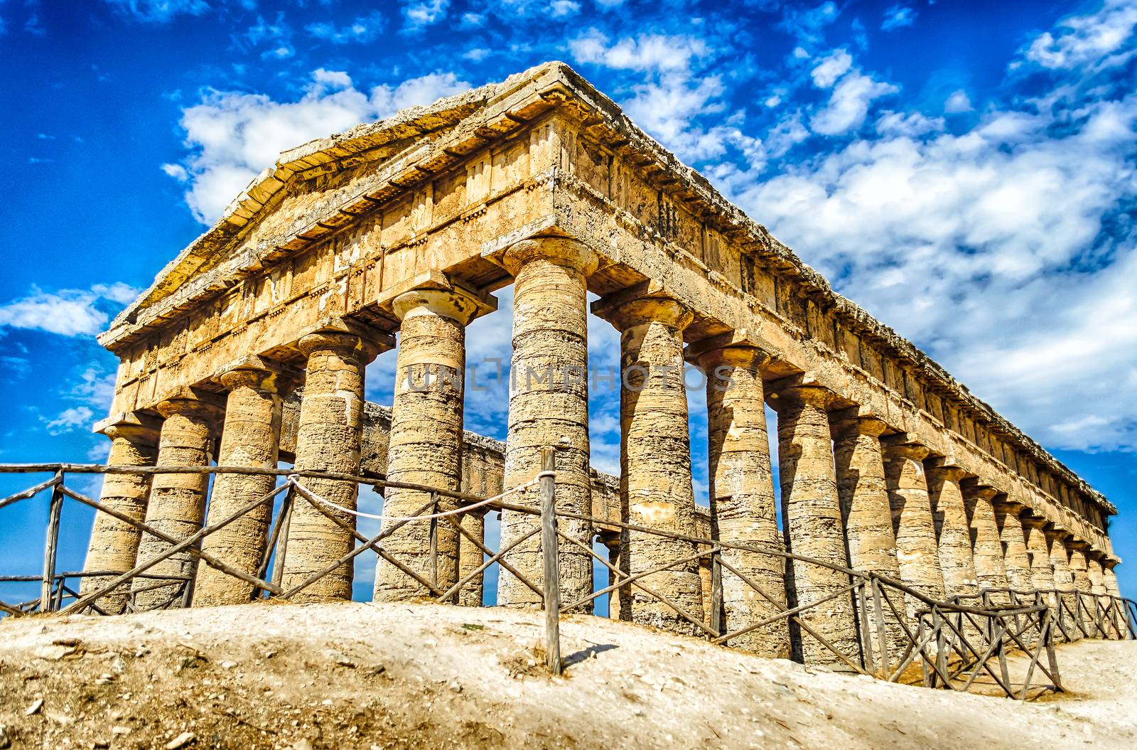 Greek Temple of Segesta, Sicily, Italy summer 2014