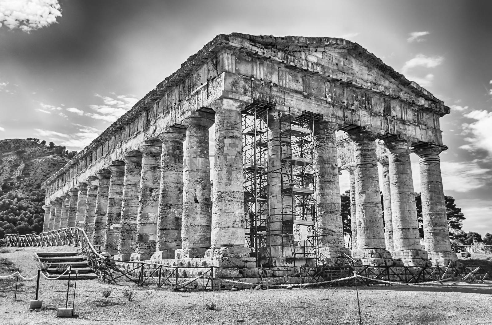 Greek Temple of Segesta, Sicily, Italy summer 2014