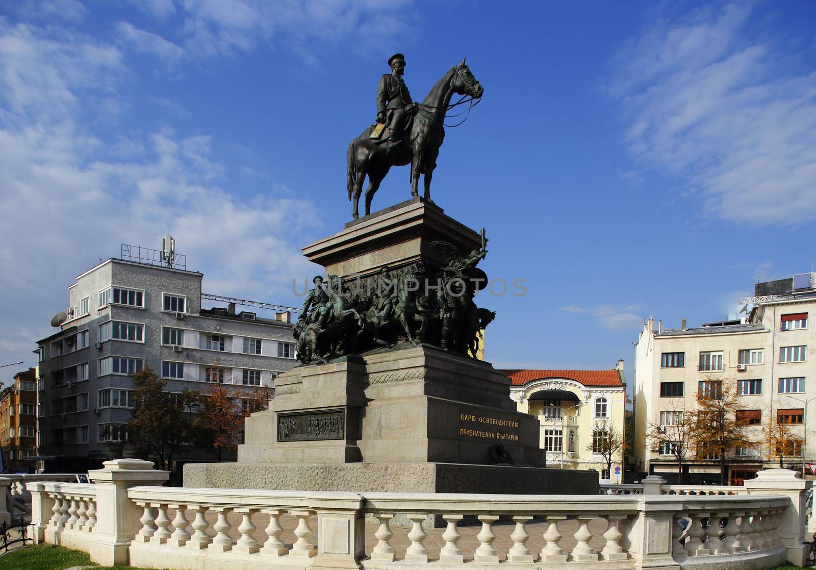The Monument to the Tsar Liberator  is an equestrian monument in the centre of Sofia, the capital of Bulgaria