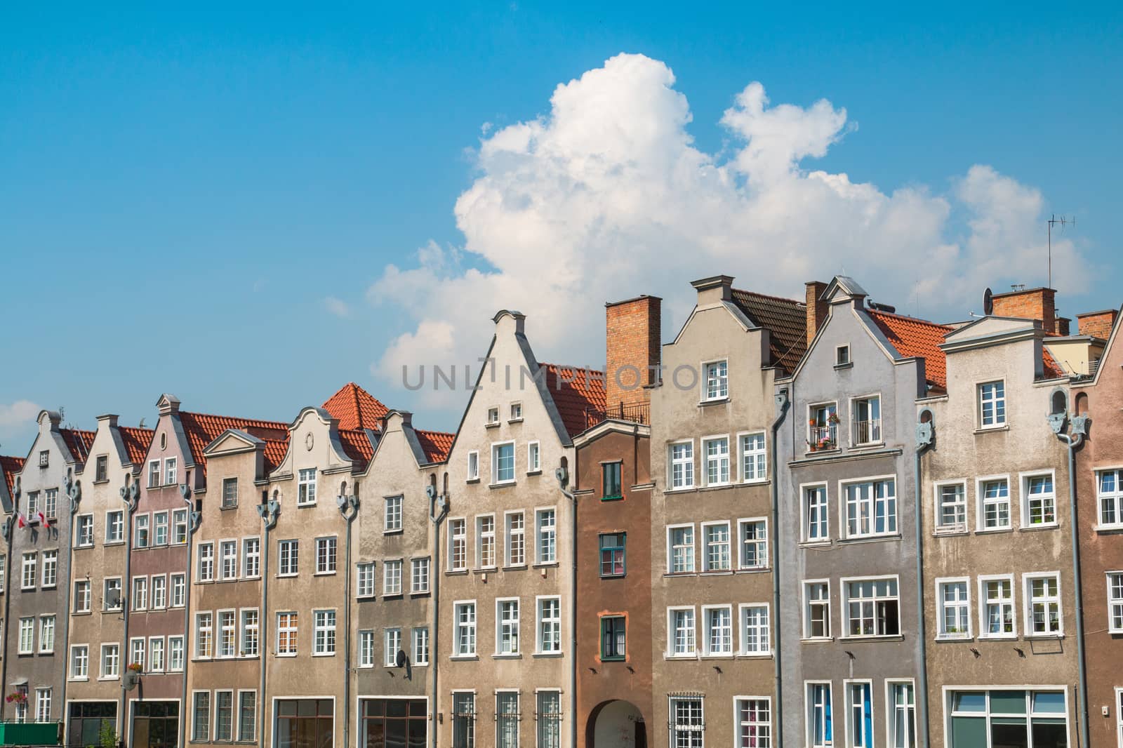 Old town in city of Gdansk, 21.05.2014, Poland