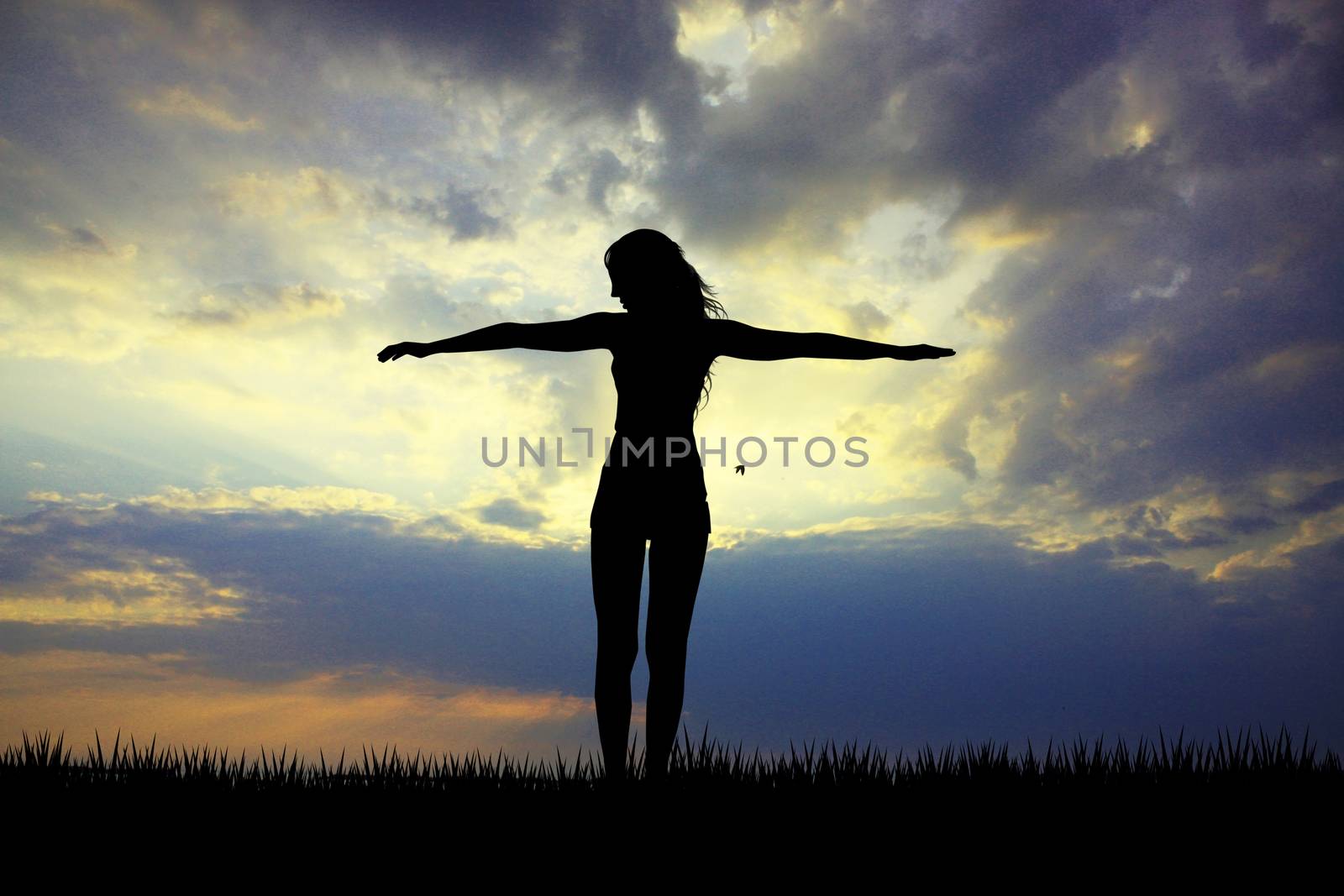 girl doing yoga by adrenalina