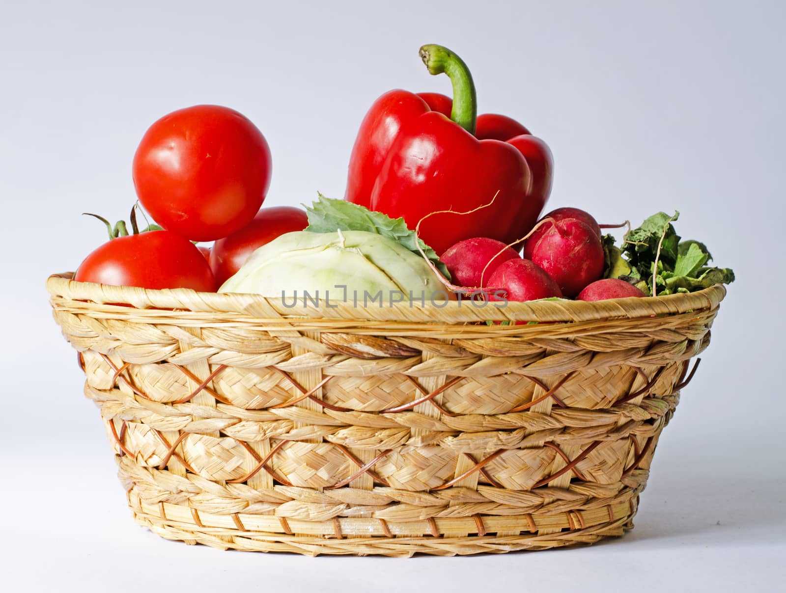 basket of vegetable