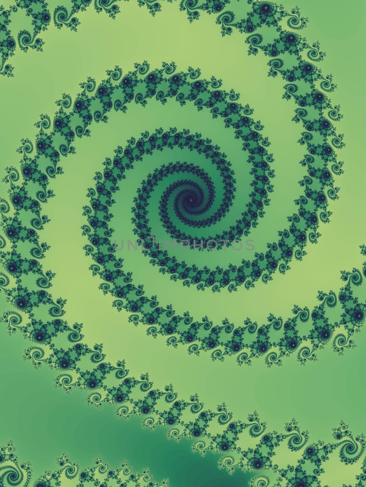 Digital computer graphic - rendering. Abstraction background with fractal spiral for design.