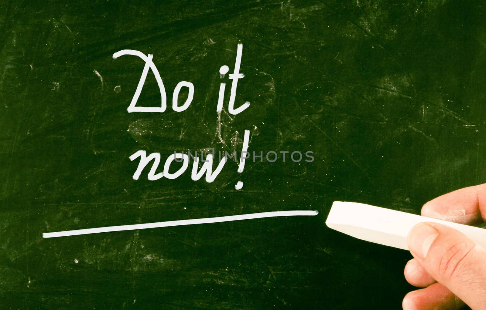 do it now concept