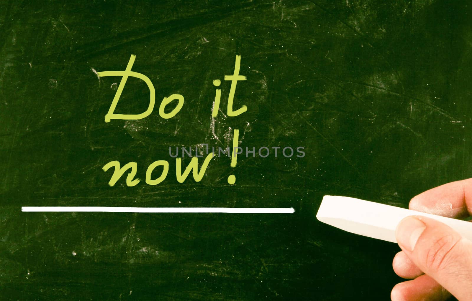 do it now concept