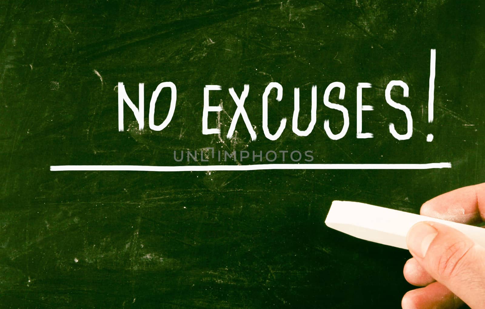 no excuses