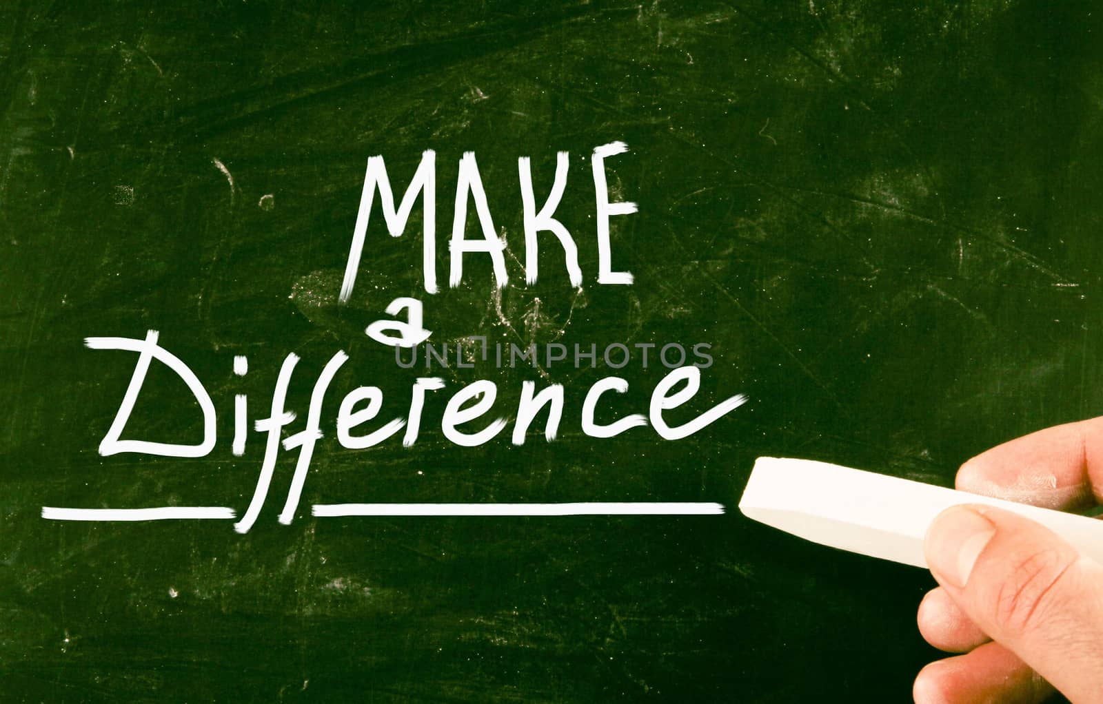 make a difference concept