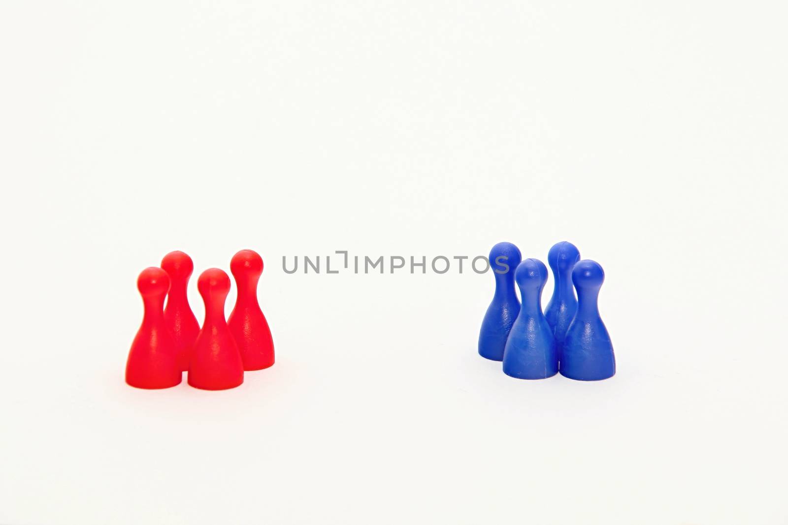 Photo of Ludo Board Game Figurines in various positions perfectly fit to company presentations as well as private purposes.