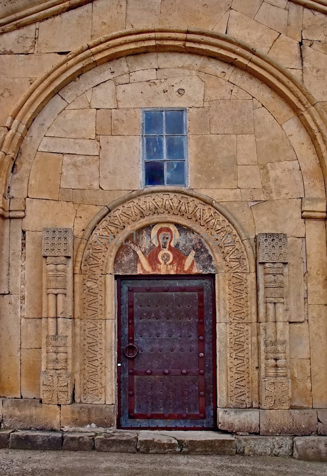 The detail of church near Tbilisi, Georgia   by jnerad