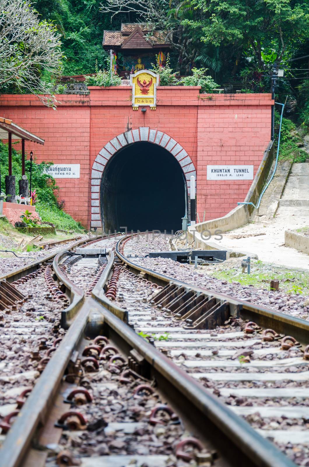 Khun Tan Tunnel, Longest train tunnel in Thailand.