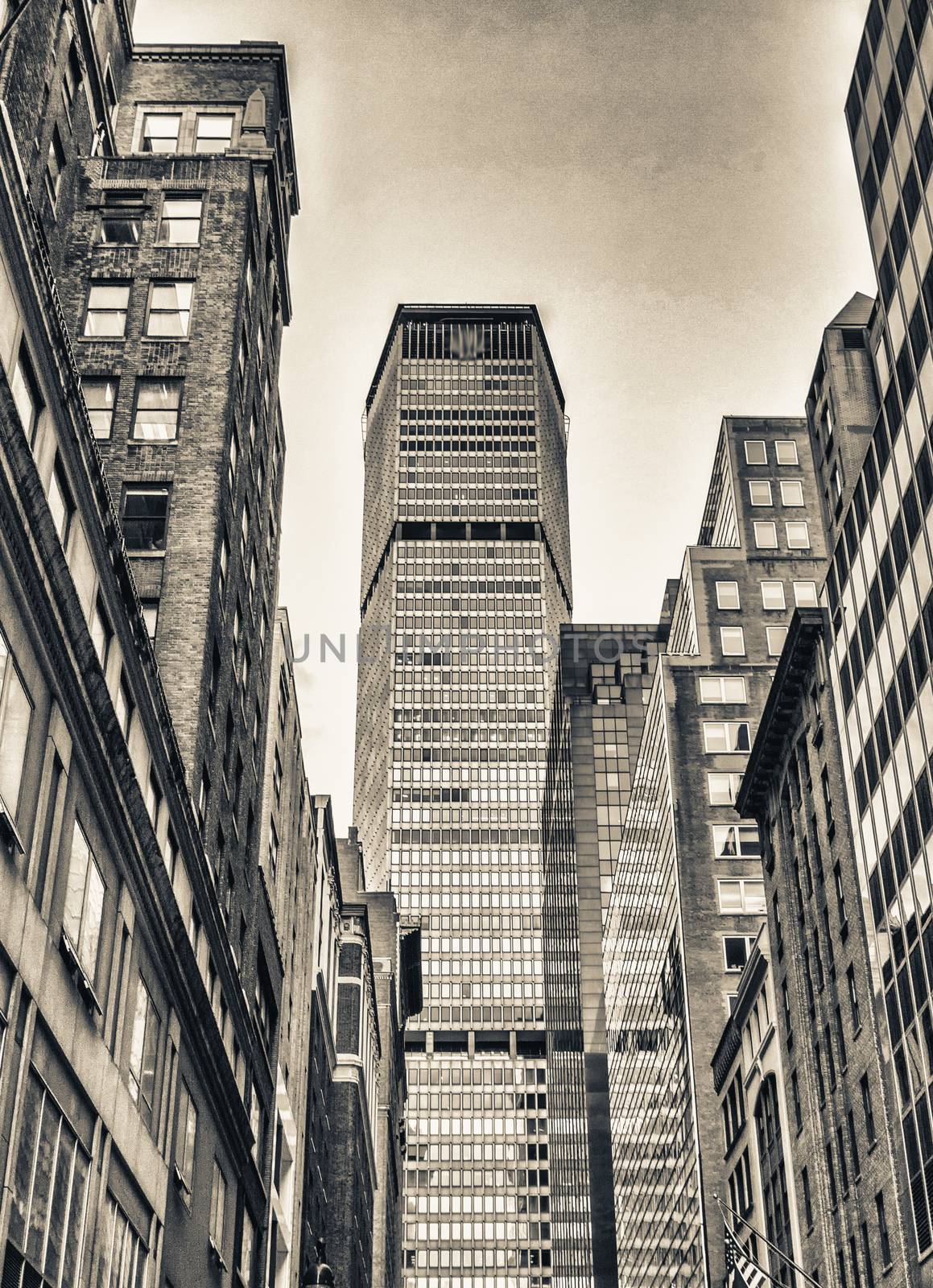 New York Architecture. City buildings and skyscrapers by jovannig