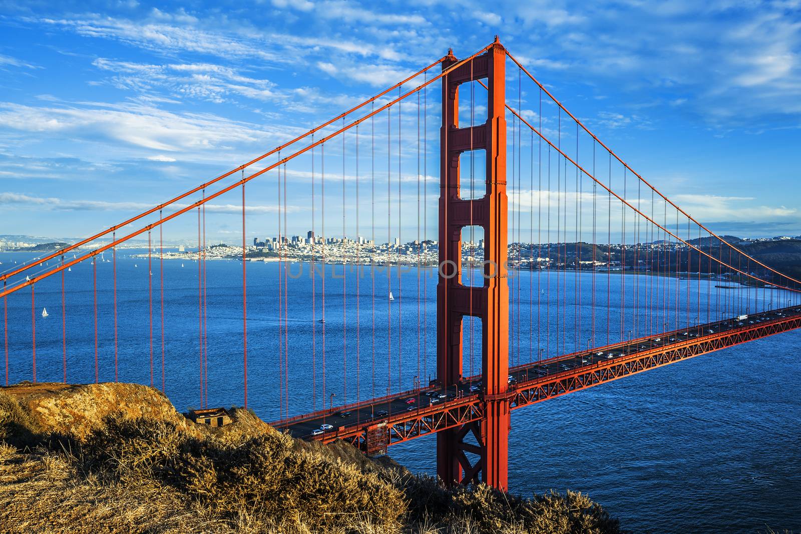 Famous Golden Gate Bridge by vwalakte