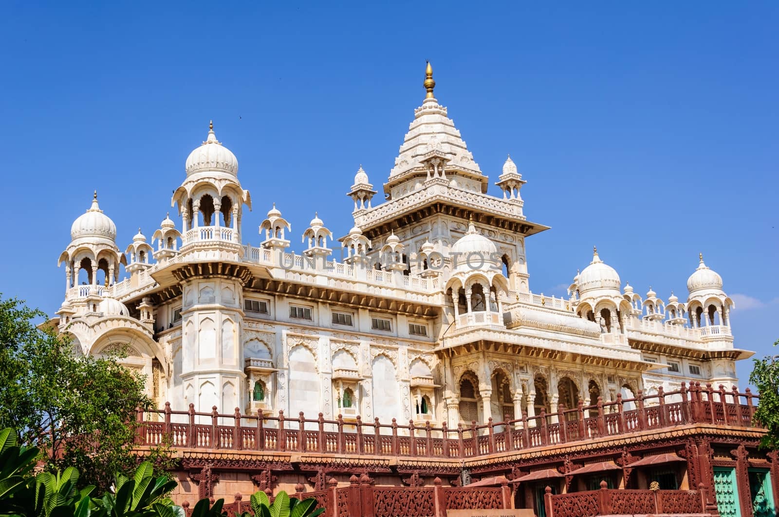 Different parts of  King's Memorials, Jaswant Thada, Jodhpur, Rajasthan, India