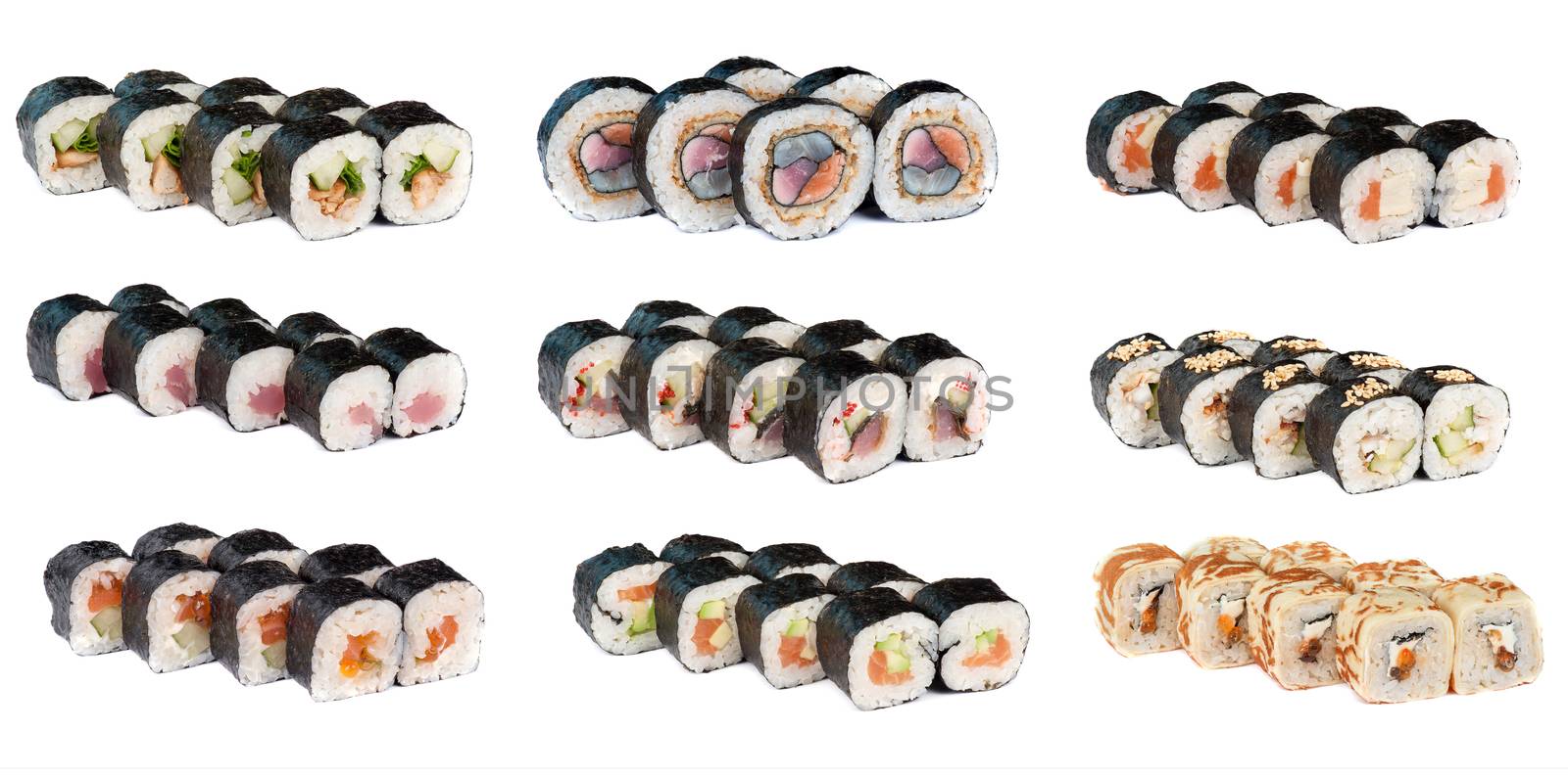 Set of sushi by rusak