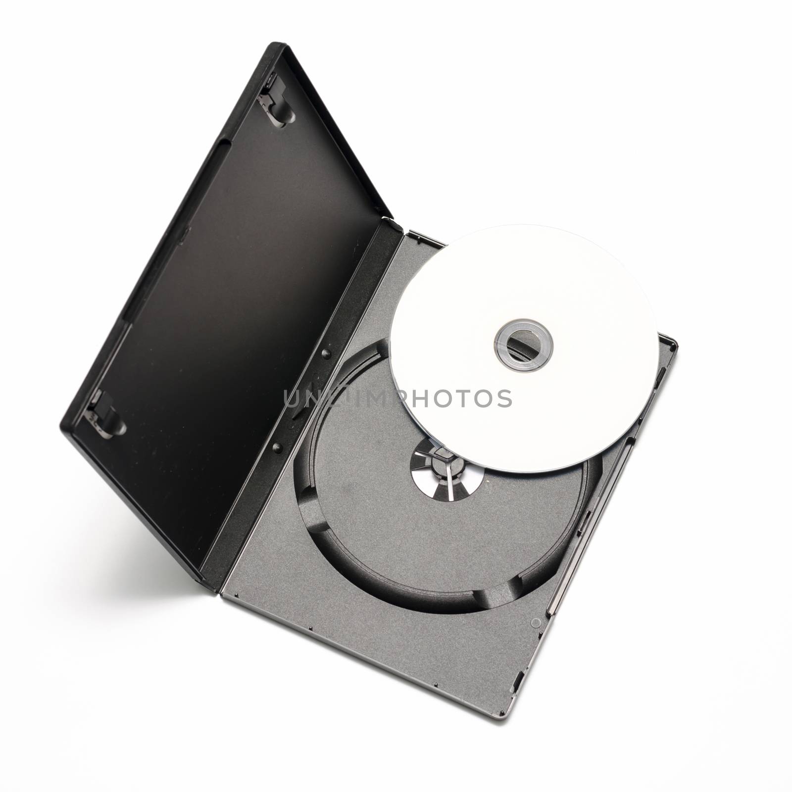 dvd case on a white background