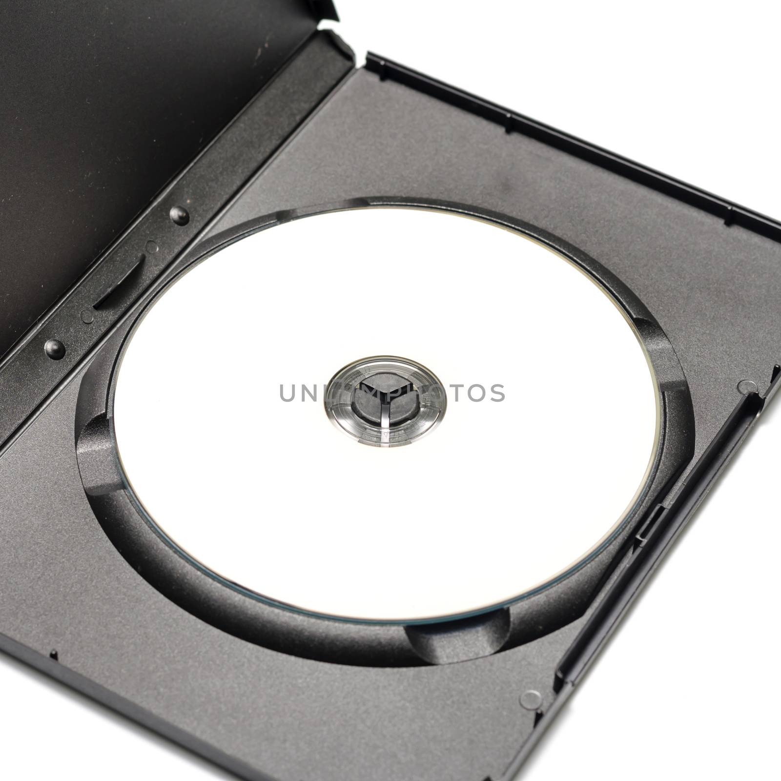 dvd case on a white background