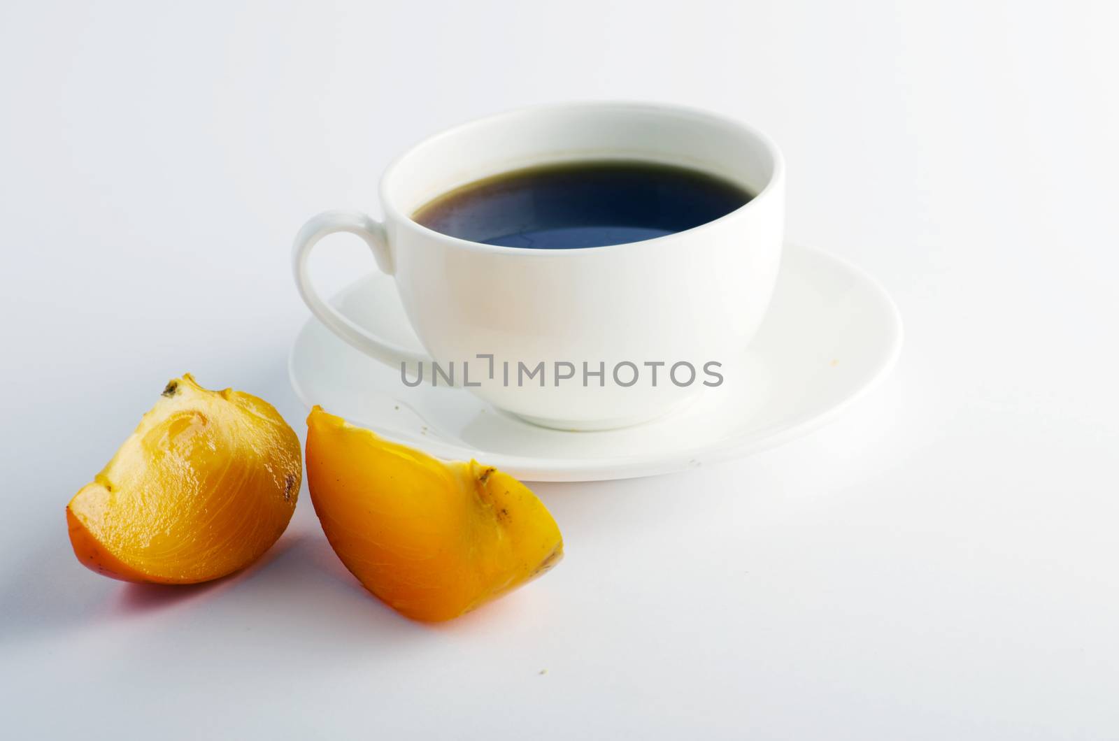 Herbal and fruit teas over white background  by dolnikow