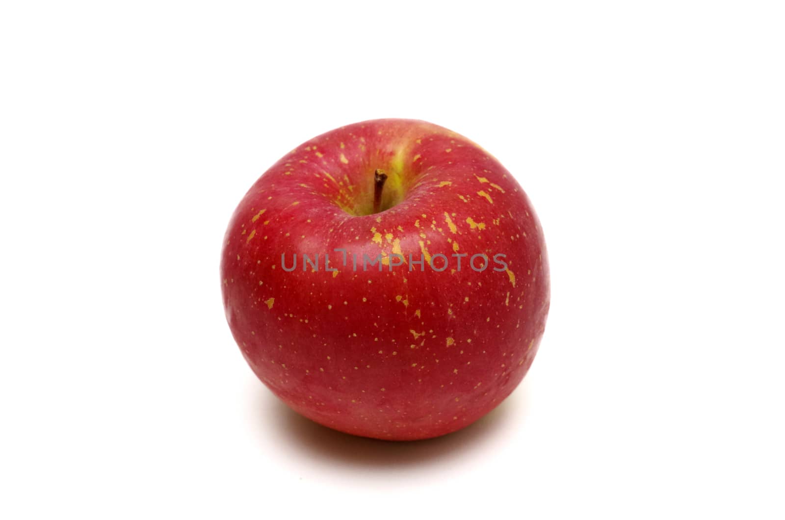 Fresh Japanese apple isolated on white background by pixbox77