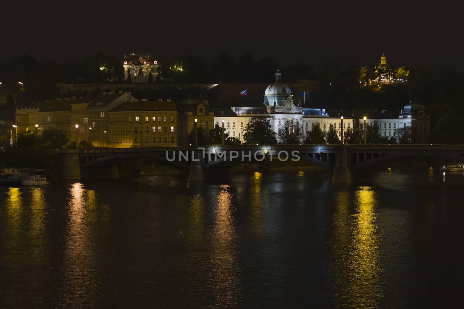 Prague Czech Republic at night Long Exposure