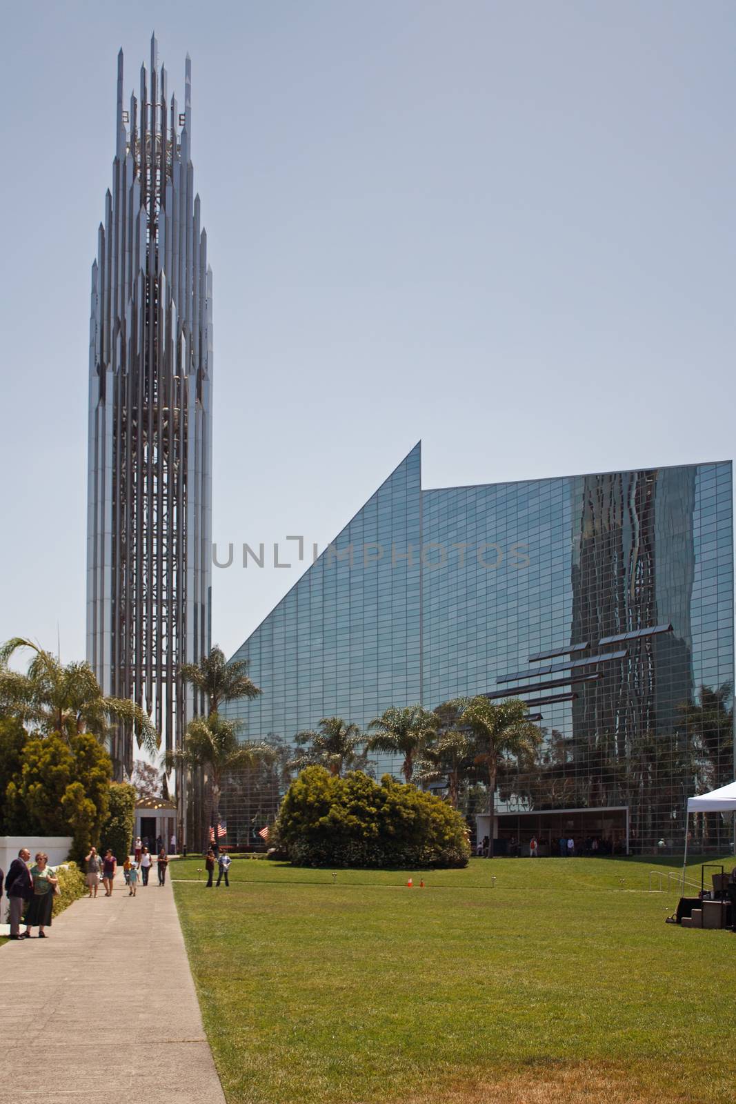 LOS ANGELES, CA - MAY 24, 2009 - Crystal Cathedral by Philip Johnson. Los Angeles