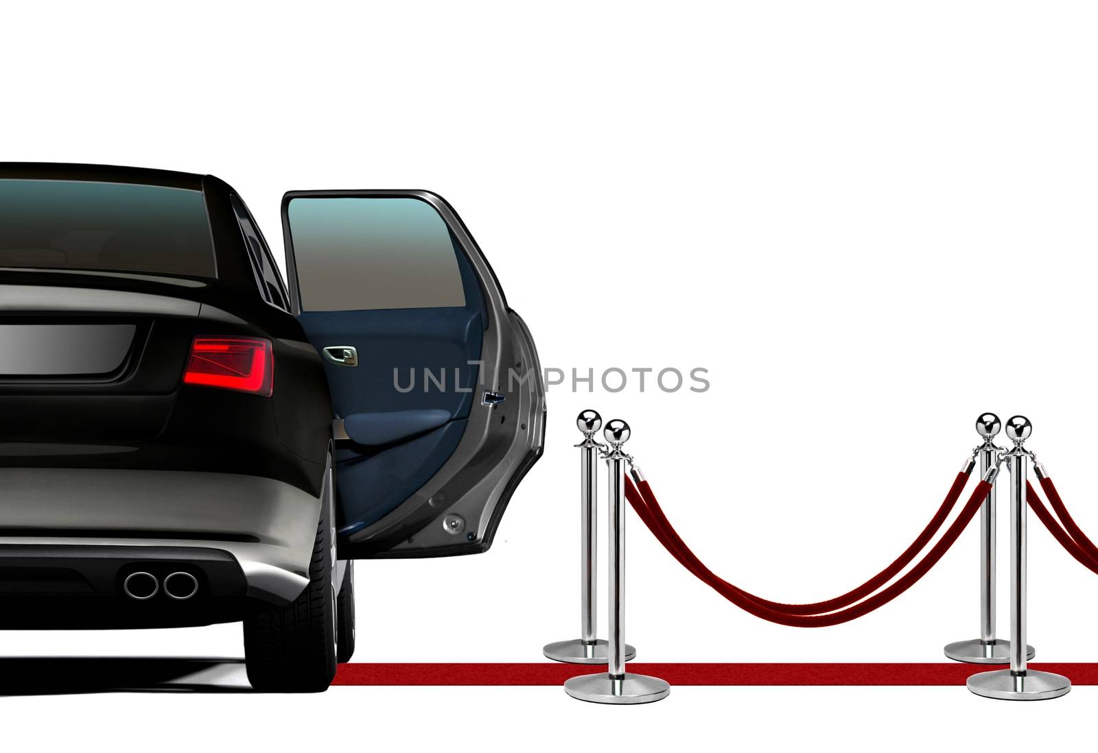 Limousine on Red Carpet Arrival by razihusin