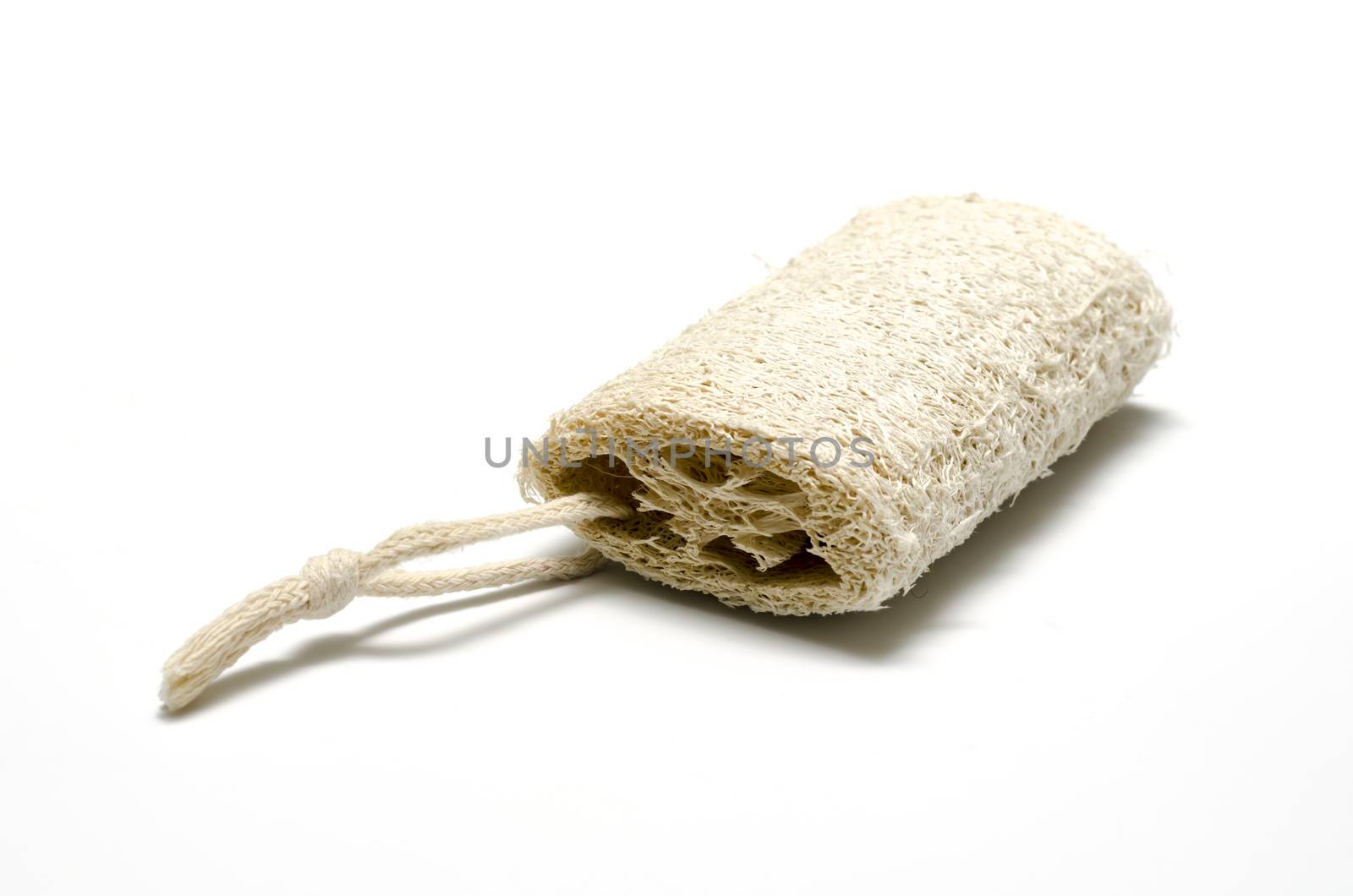 skin Loofah isolated on a white