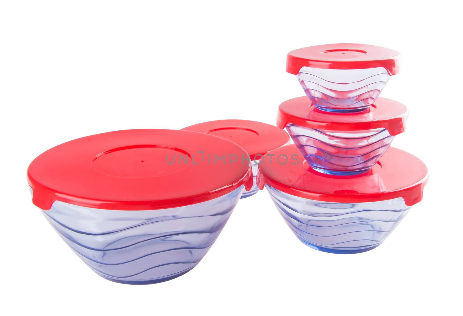 food containers on a background.