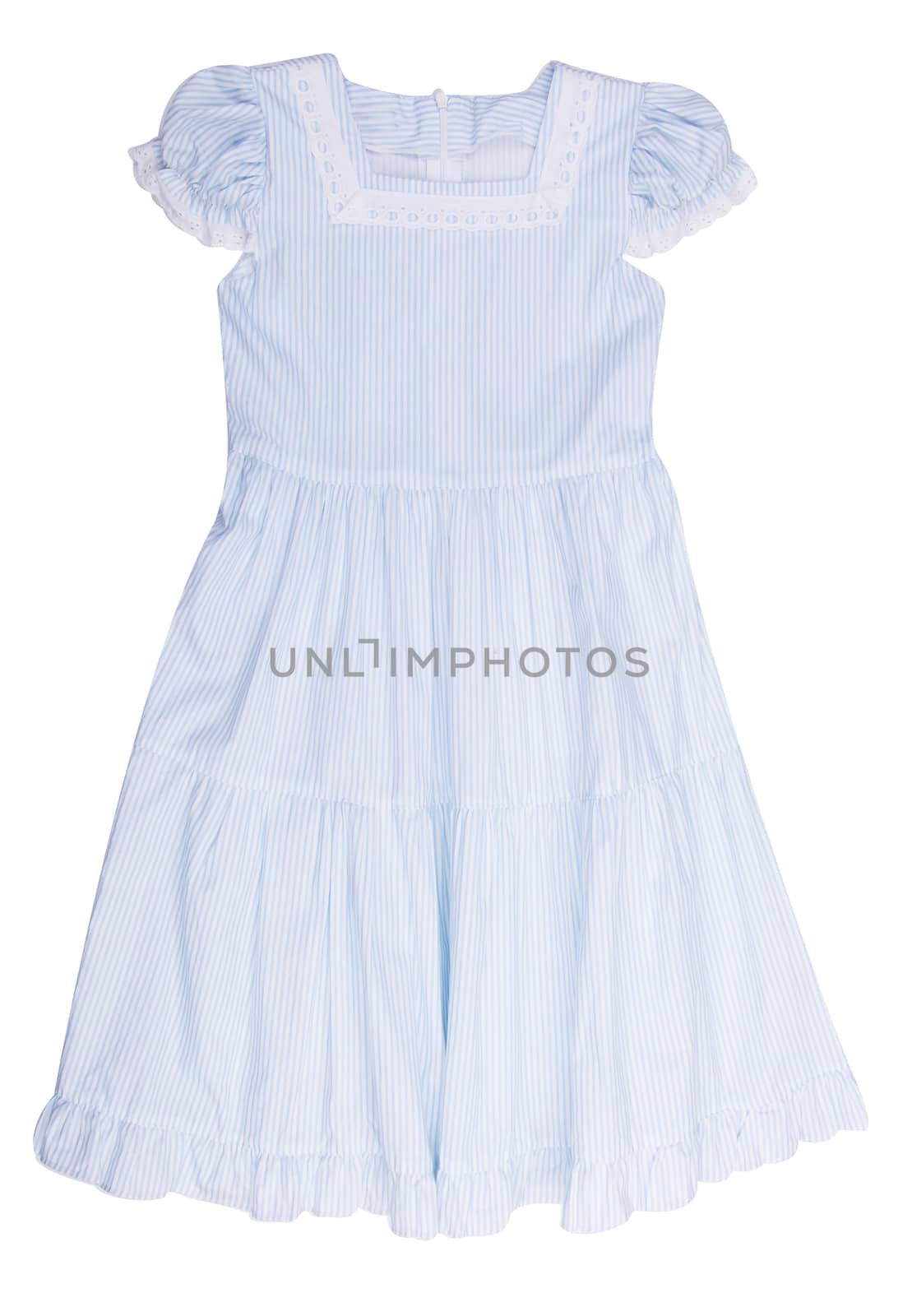 shirt. Children's "girl dress" on background