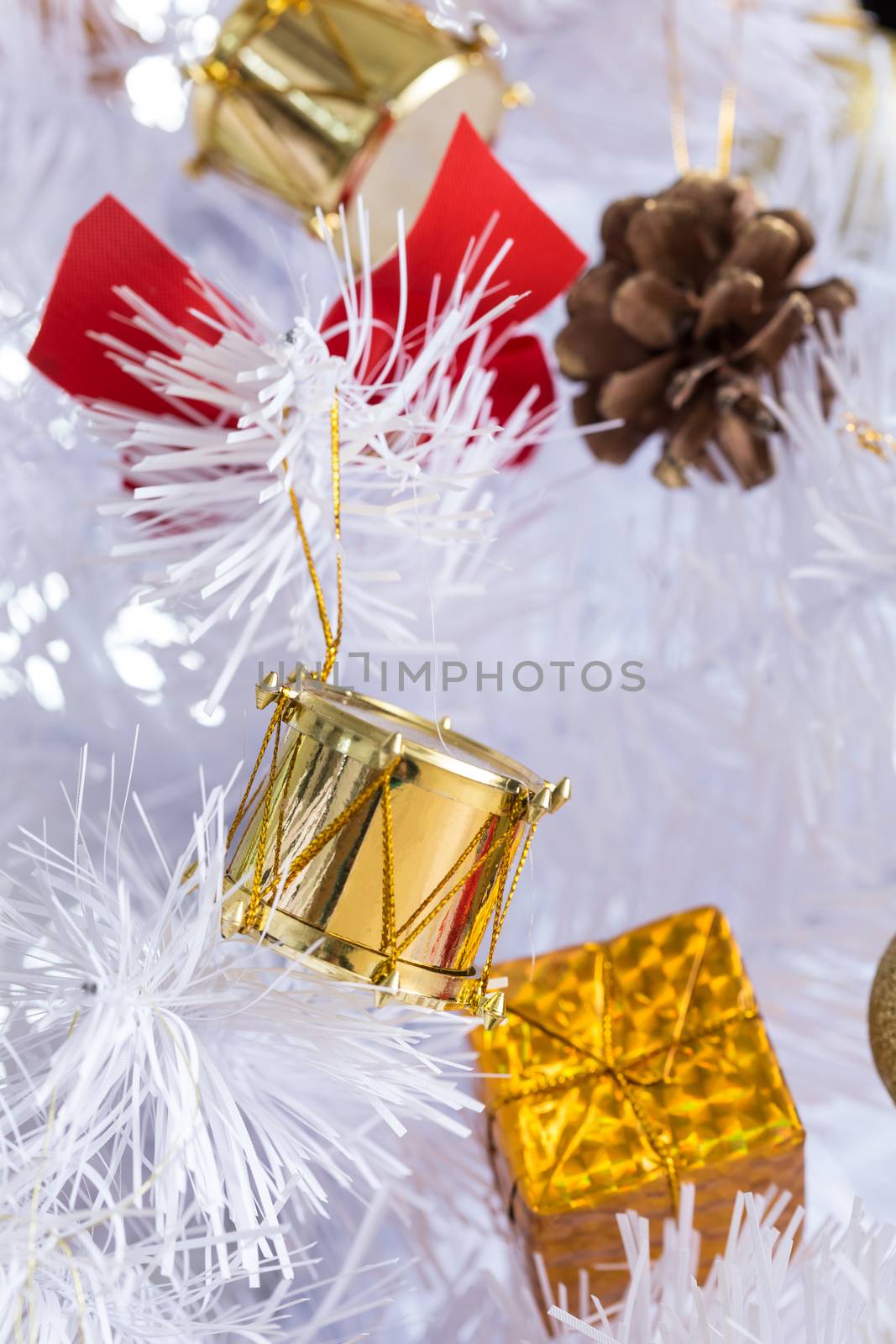 Christmas and New Year decoration. Selective focus. Creative background