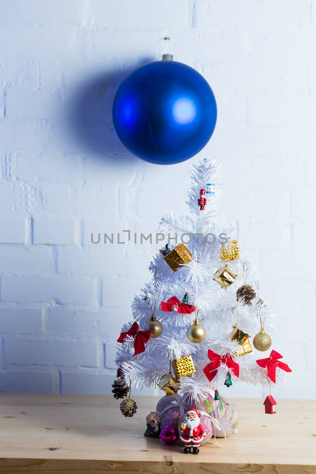 Christmas and New Year decoration. Selective focus. Creative background