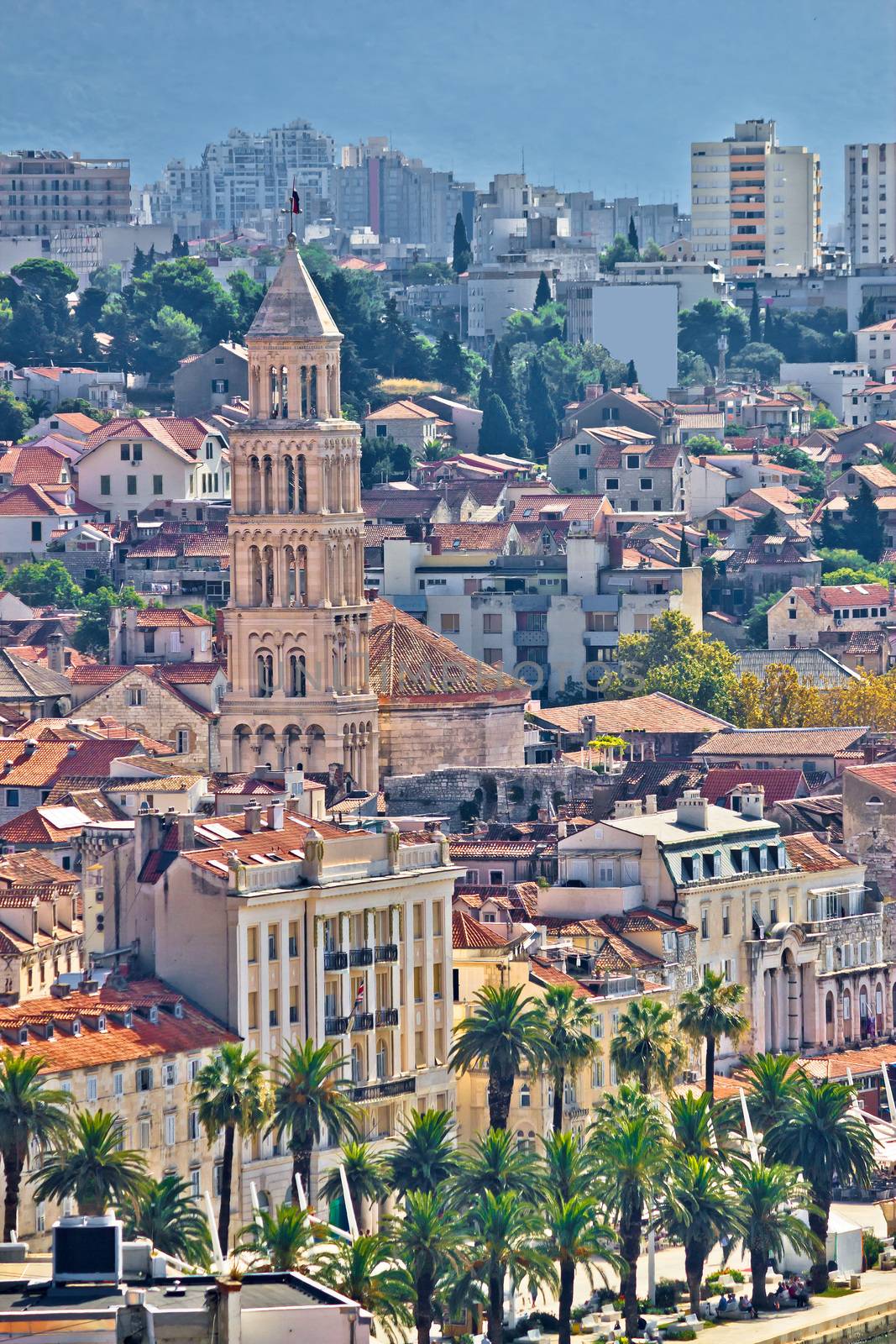Old Split city center vertical view by xbrchx