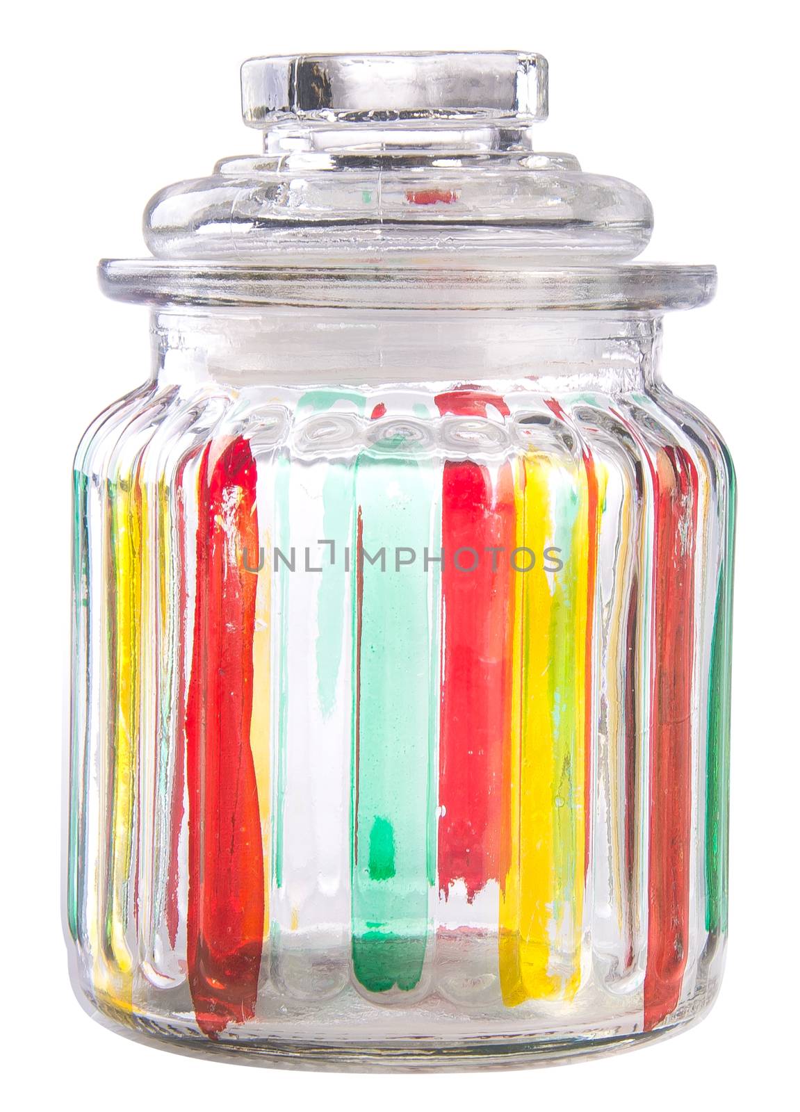 jar. crystal jar on a background. by heinteh