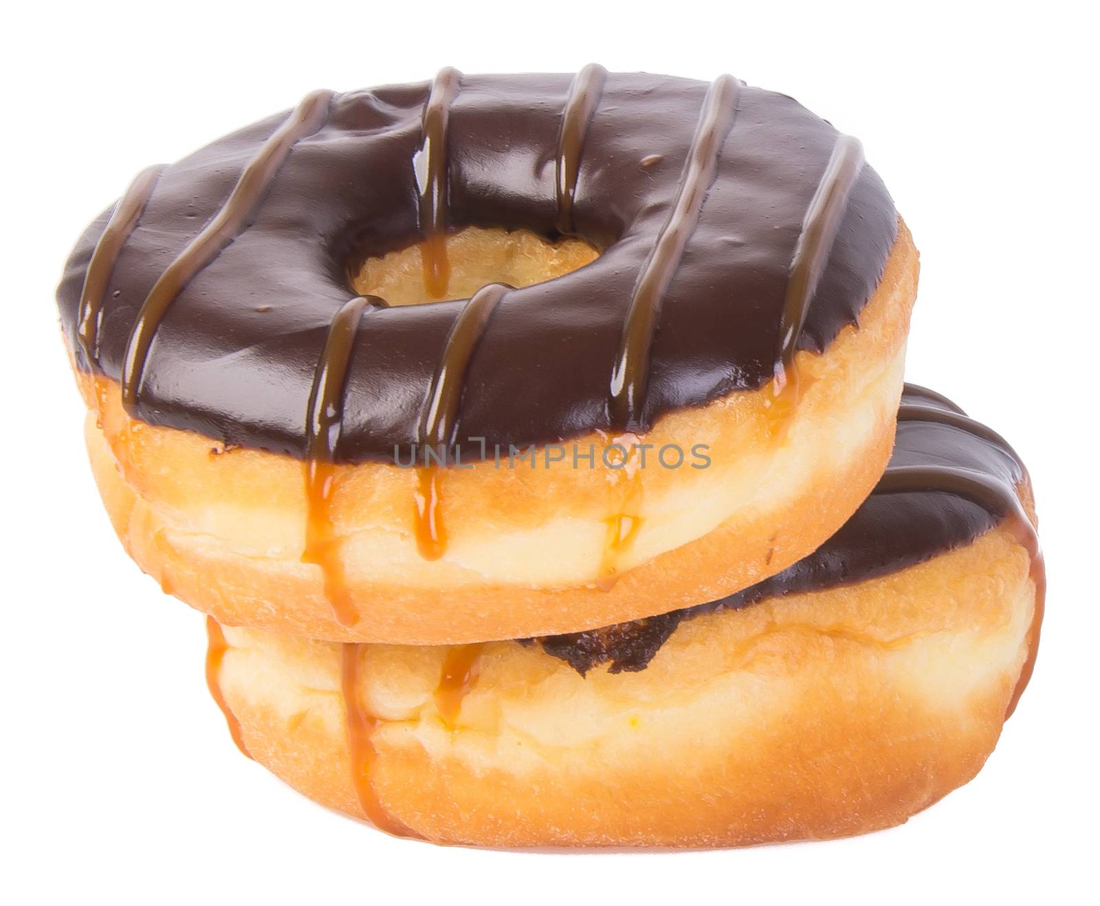 donut. chocolate donuts on background