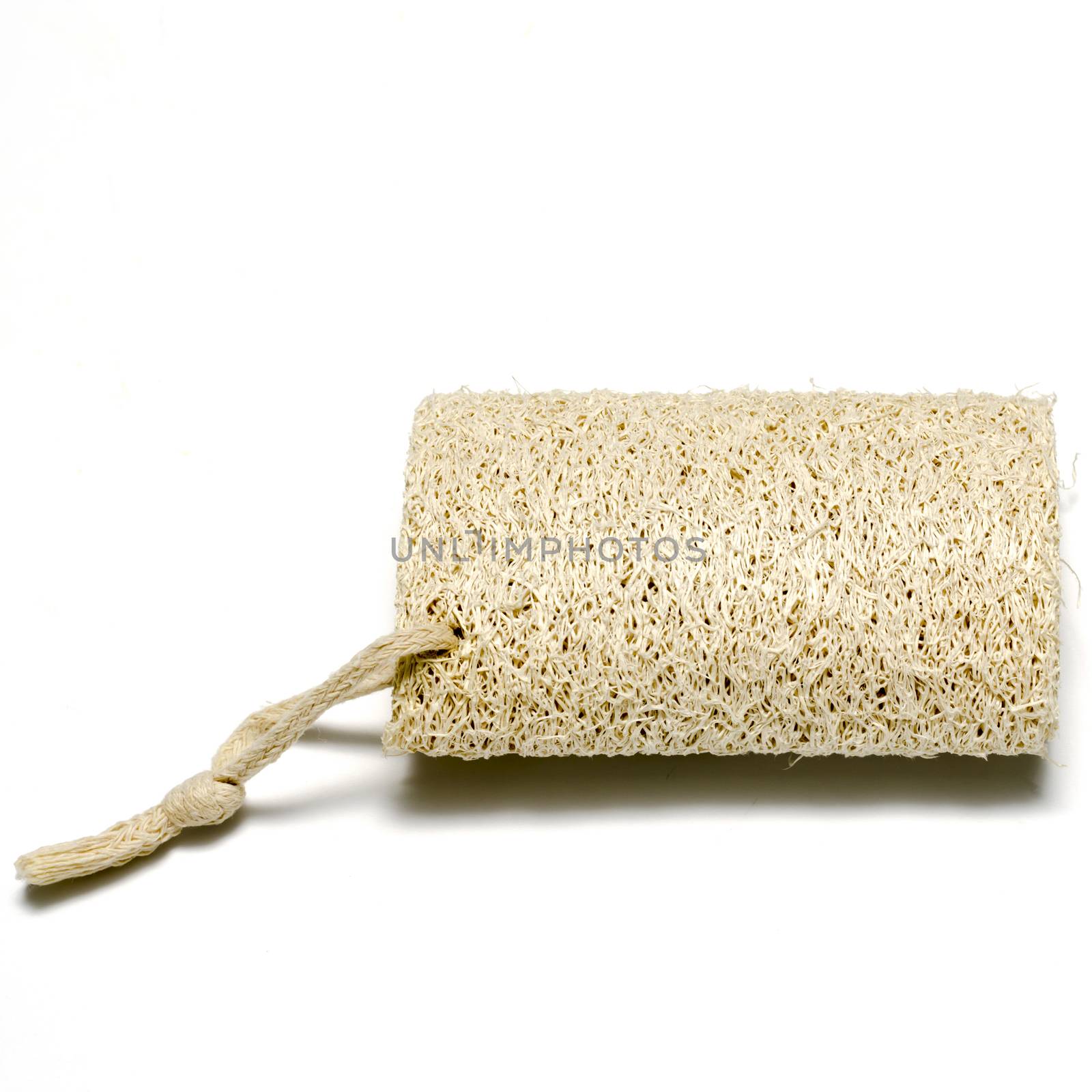 skin Loofah isolated on a white