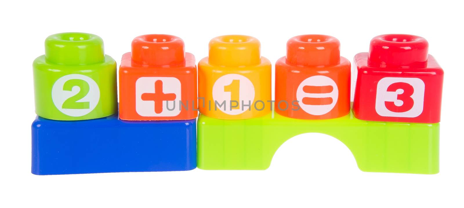 toy. Plastic toy blocks on the background by heinteh