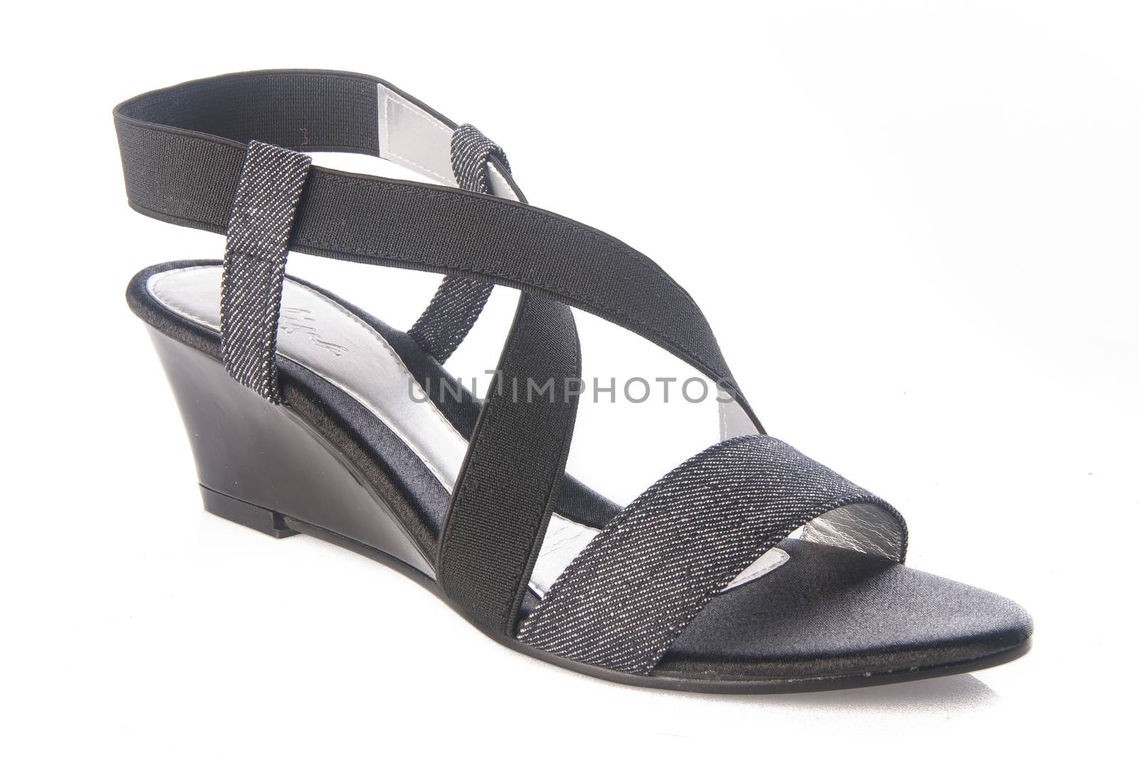 shoe. female fashion sandal on Background