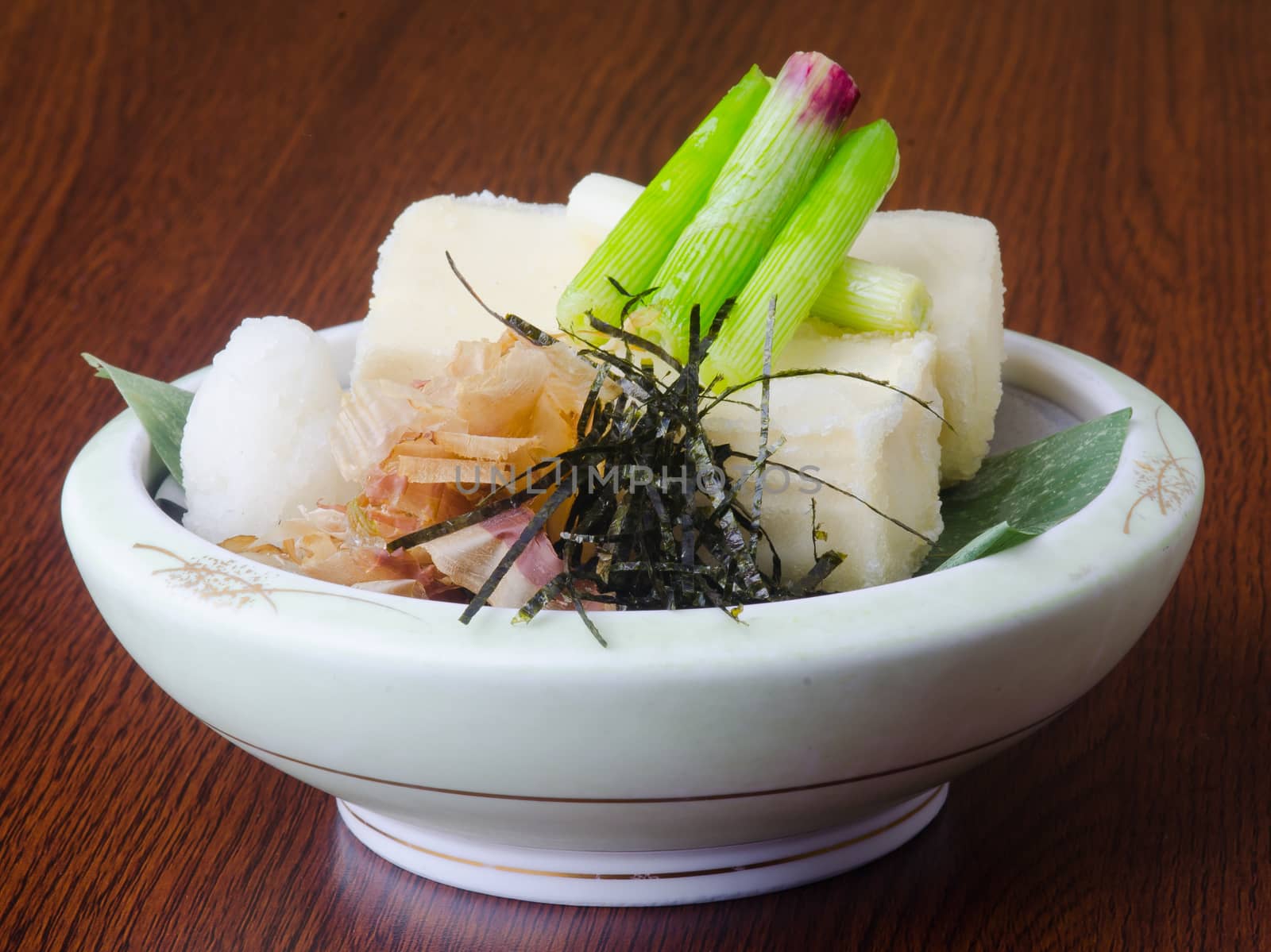 japanese cuisine. tofu on the background by heinteh