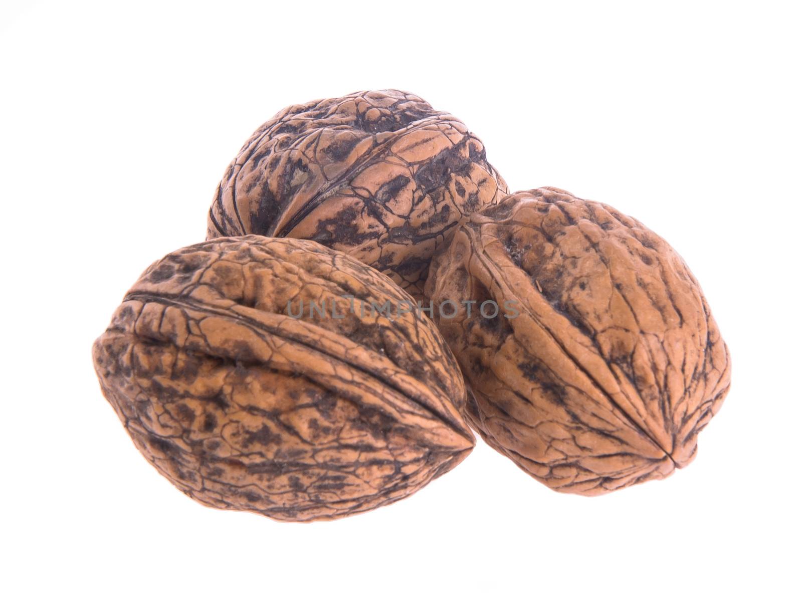 nut. walnut on the background by heinteh