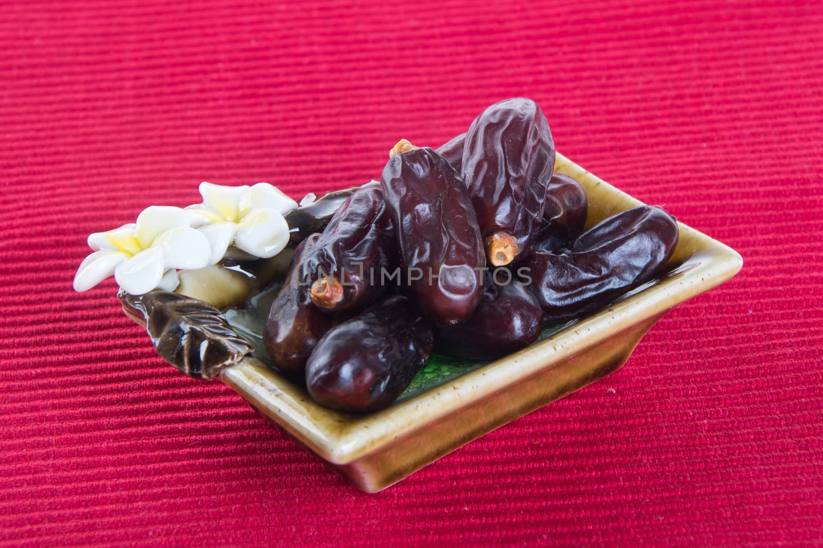 Dates, Dried dates on a background.