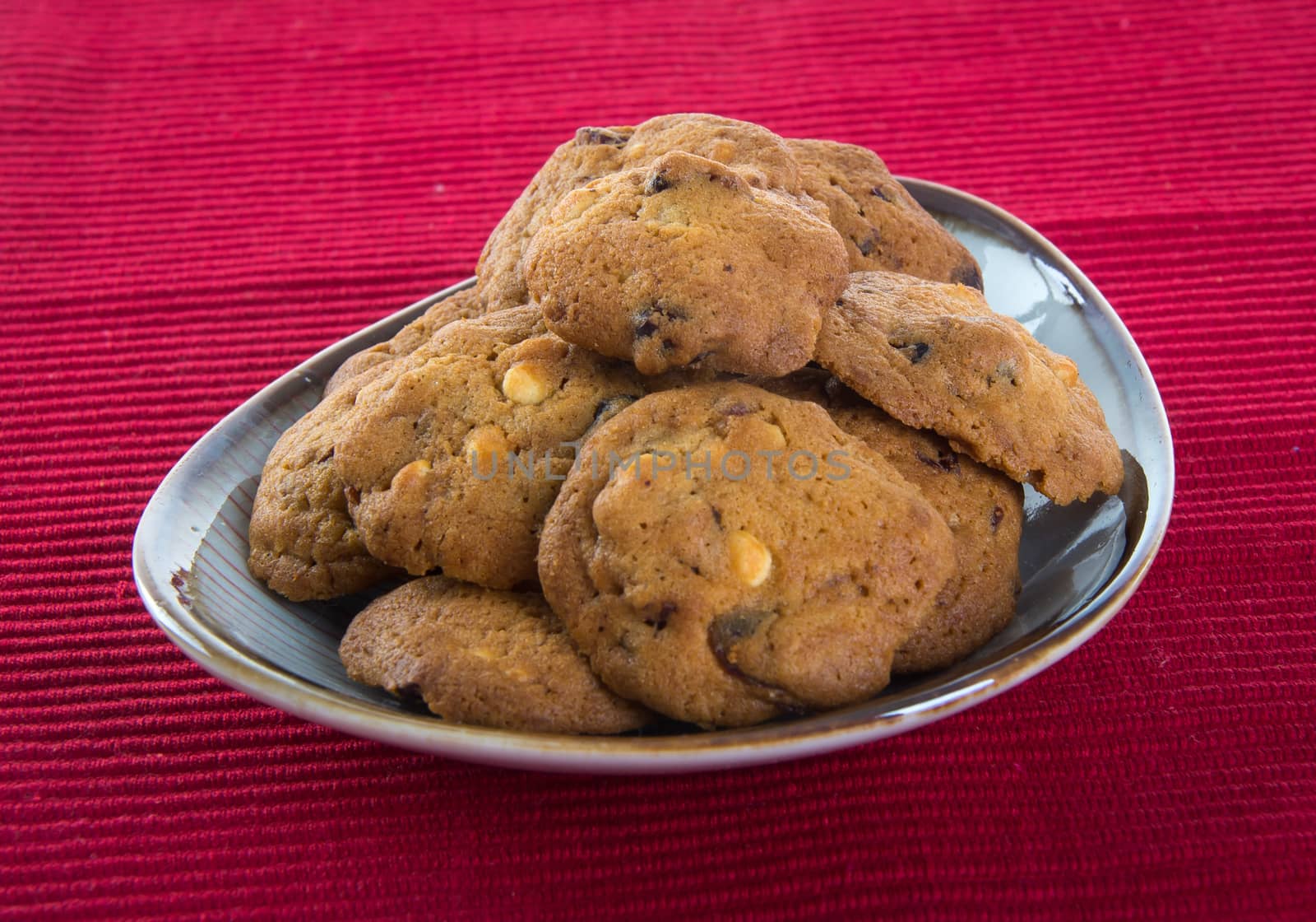 cookies. Chocolate chips cookies on background