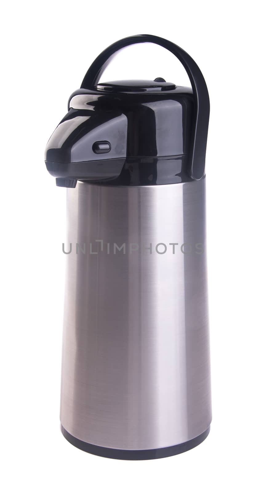 Thermo flask. Thermo flask on the background