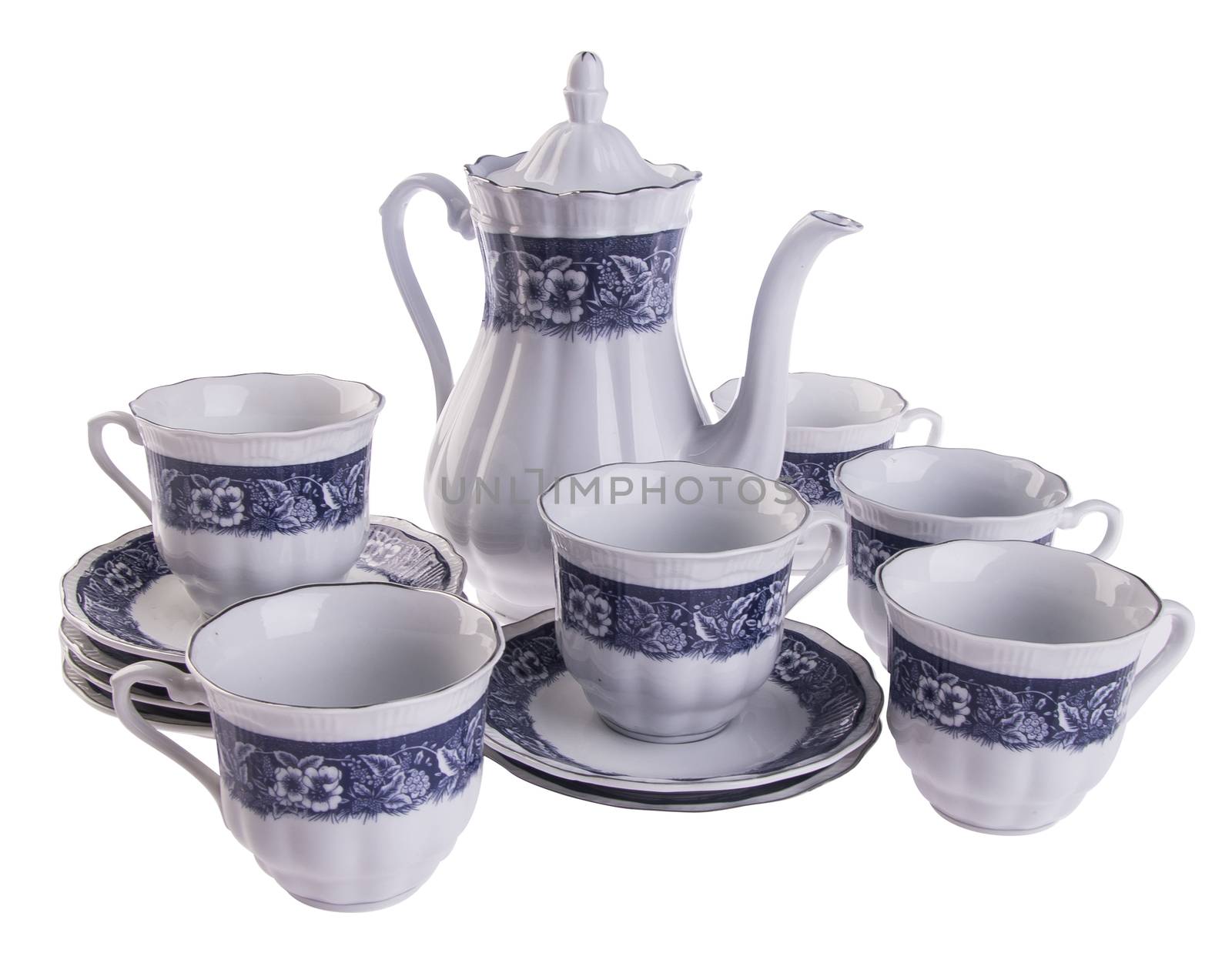 tea sets. tea sets on a background by heinteh