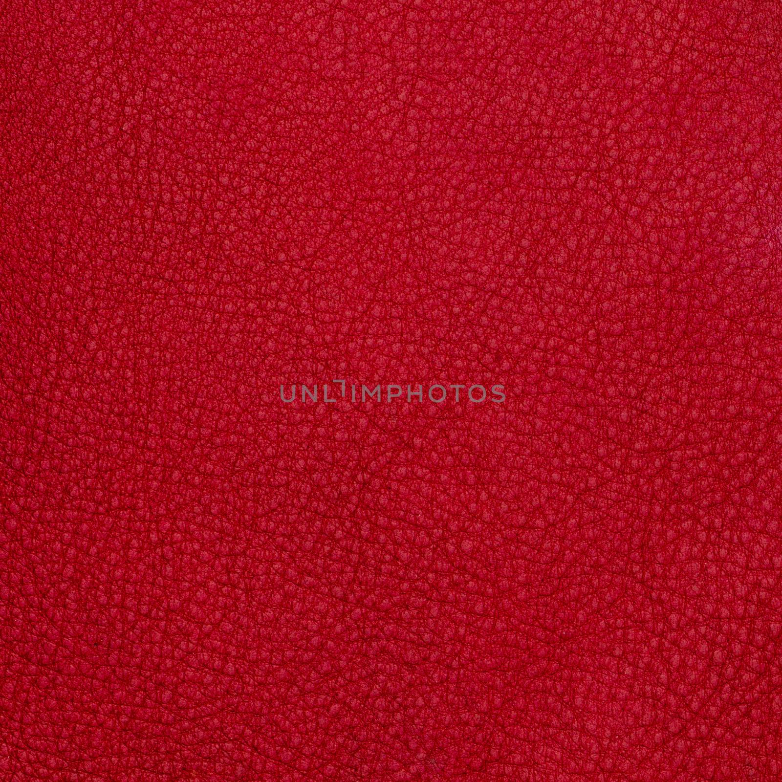 Red leather texture background.