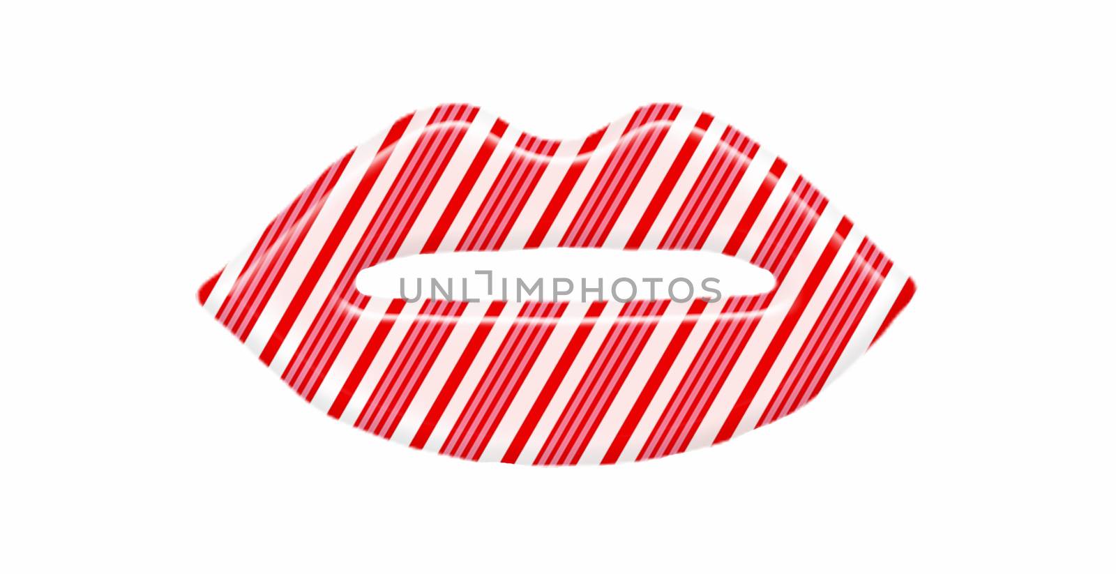 Candy cane lips you want to kiss by Havana