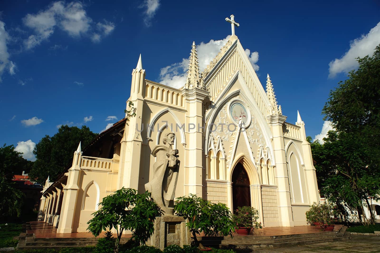 HOCHIMINH - AUGUST 17: The chapel in Saint Joseph seminary at Saigon - Hochiminh August 17, 2013 in Hochiminh city, Vietnam.
