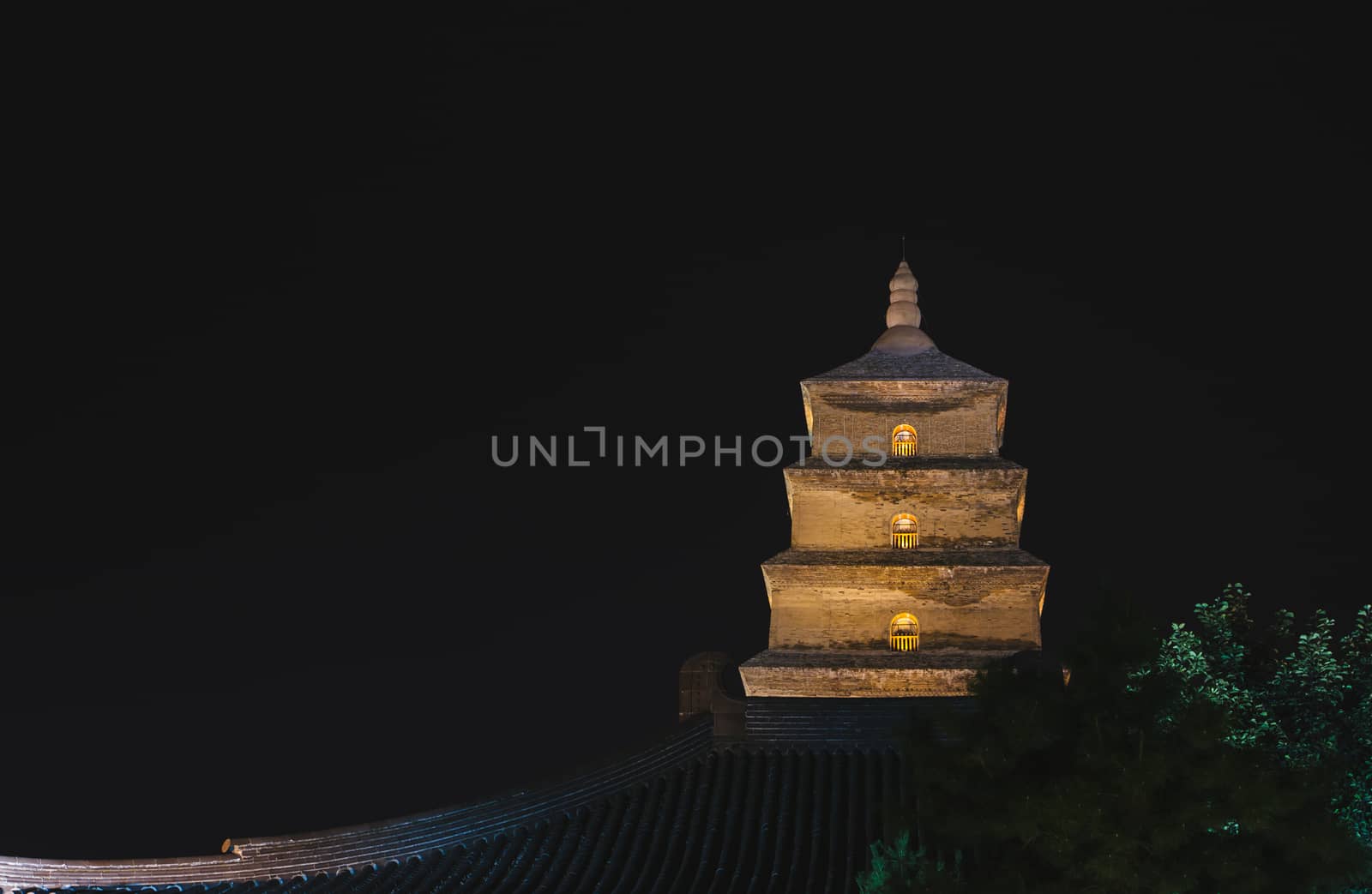 Big wild goose pagoda,in Xi'an,China