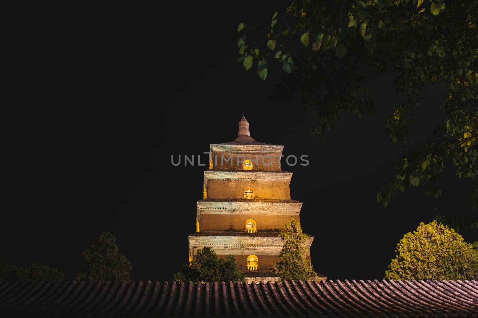 Big wild goose pagoda,in Xi'an,China