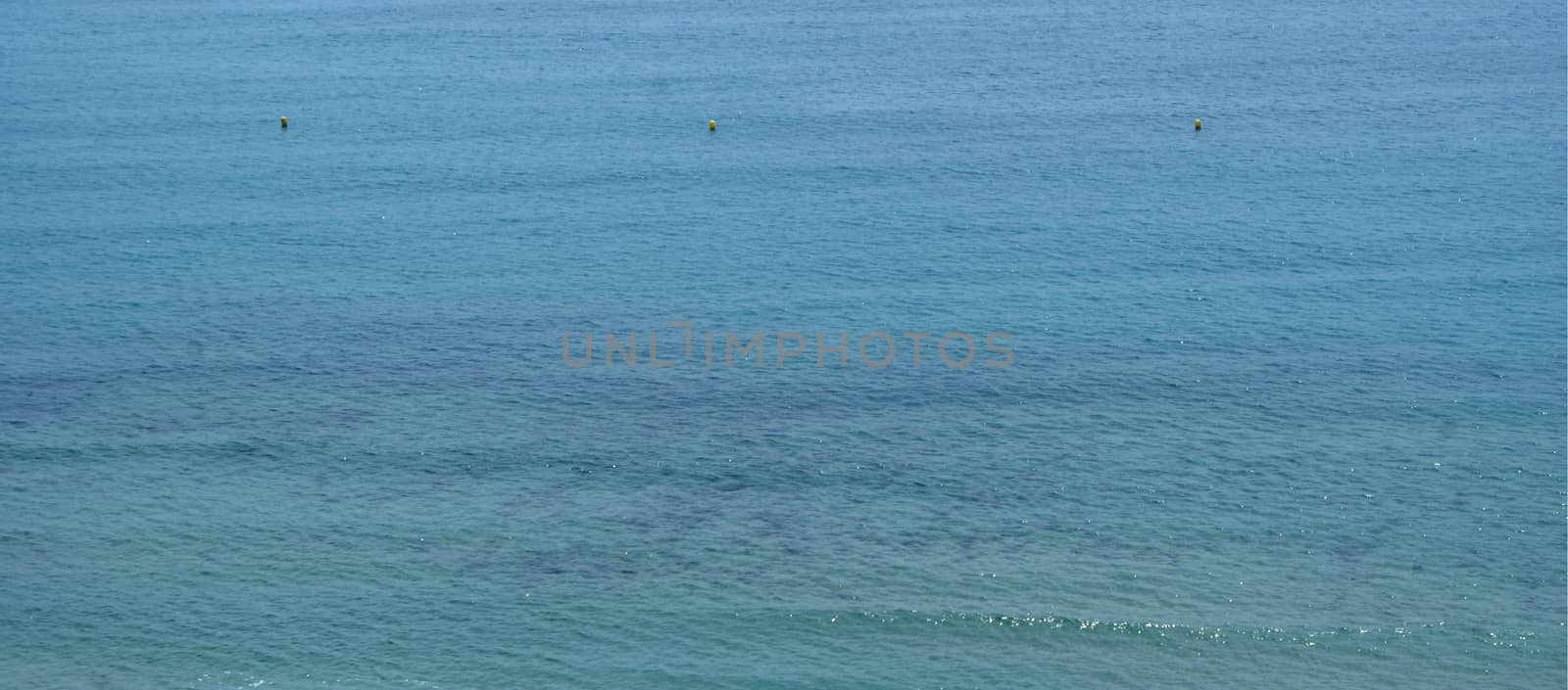 Mediterranean sea in Tarragona, only water, spain